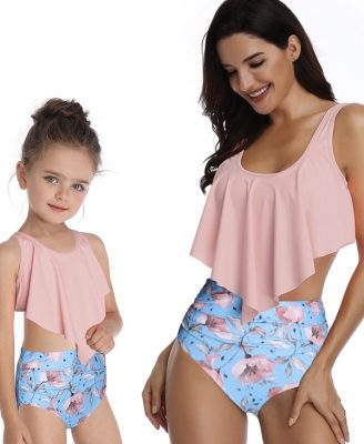 Aquatic Flora · Parents & Child Swim Wear