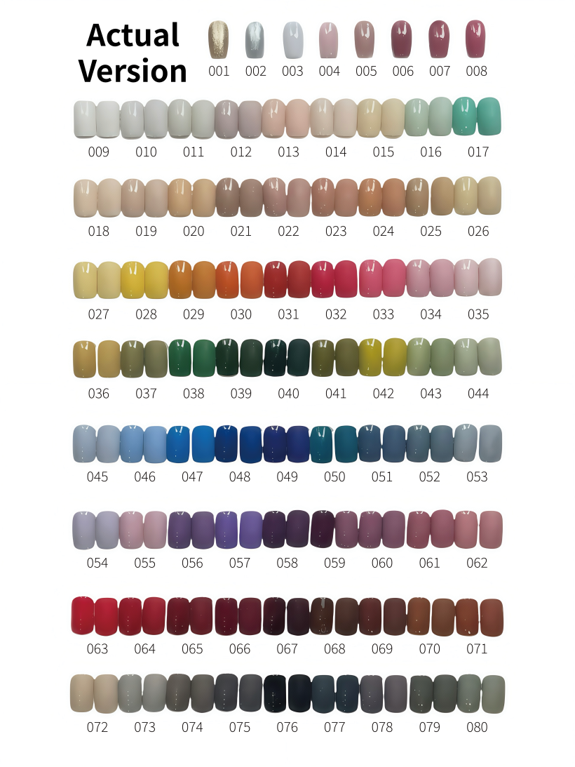 Pure Color · Customization Handmade Press-On Nail - Image 4
