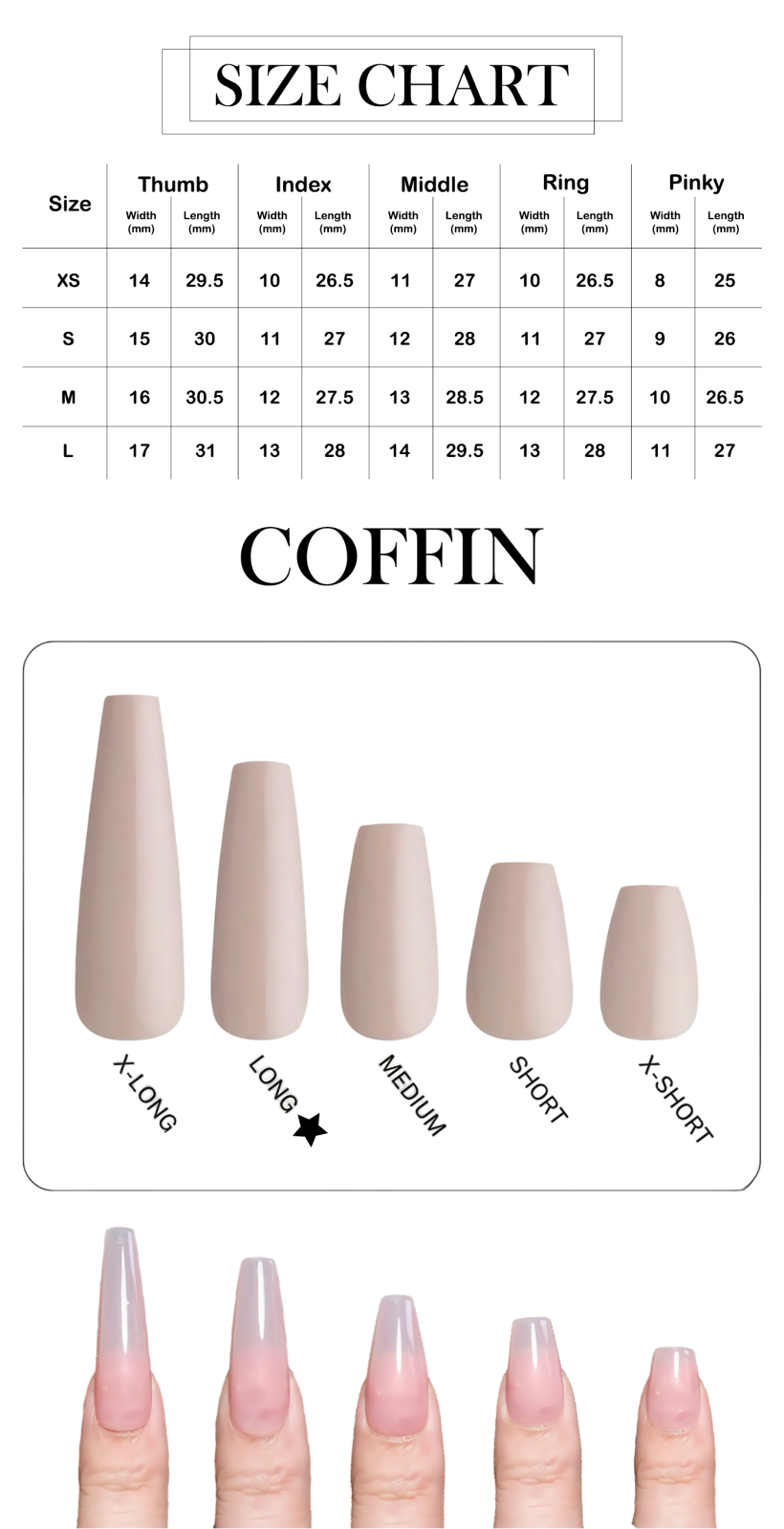 Sunset Dip · Finger Nail - Image 2