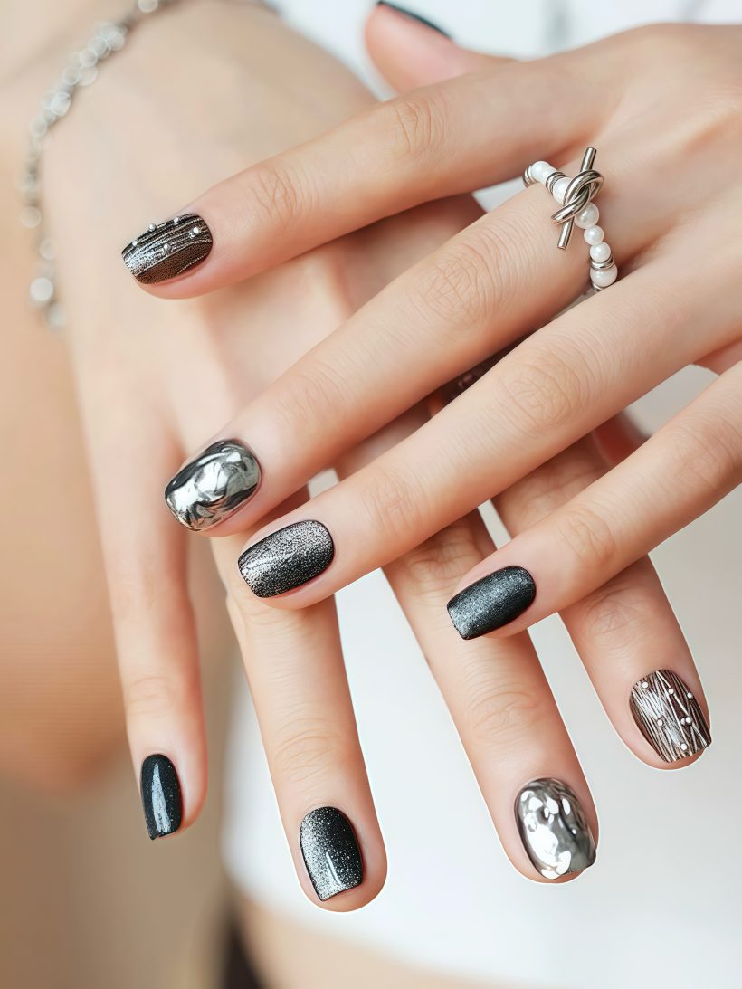 Nude Glaze · Handmade Press-On Nail - Image 2