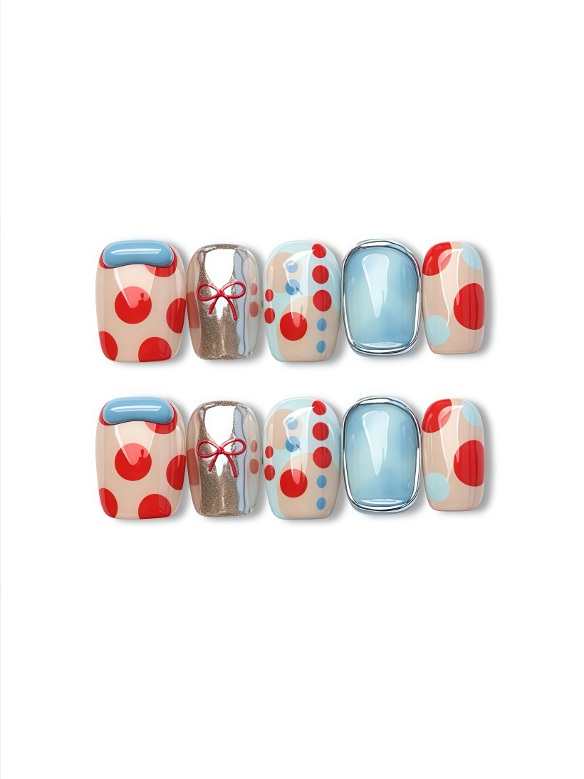 Berry Sweet · Handmade Press-On Nail