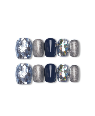 Milky Veil · Handmade Press-On Nail