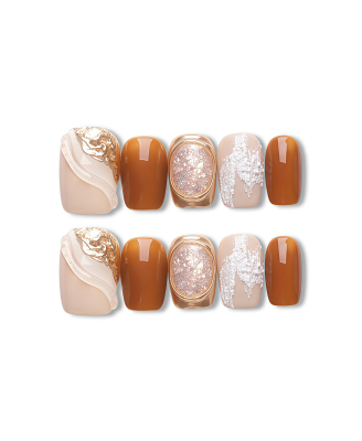 Cloud Burst · Handmade Press-On Nail