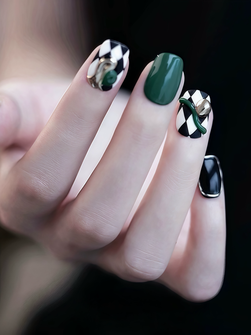 Misty Mauve · Handmade Press-On Nail - Image 2
