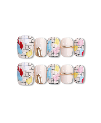 Dusty Rose · Handmade Press-On Nail
