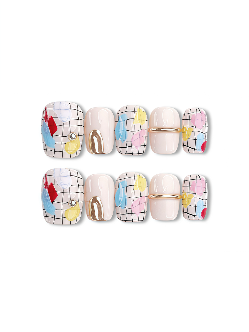 Dusty Rose · Handmade Press-On Nail