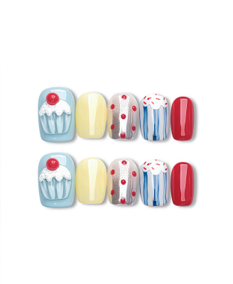 Honey Sparkle	· Handmade Press-On Nail