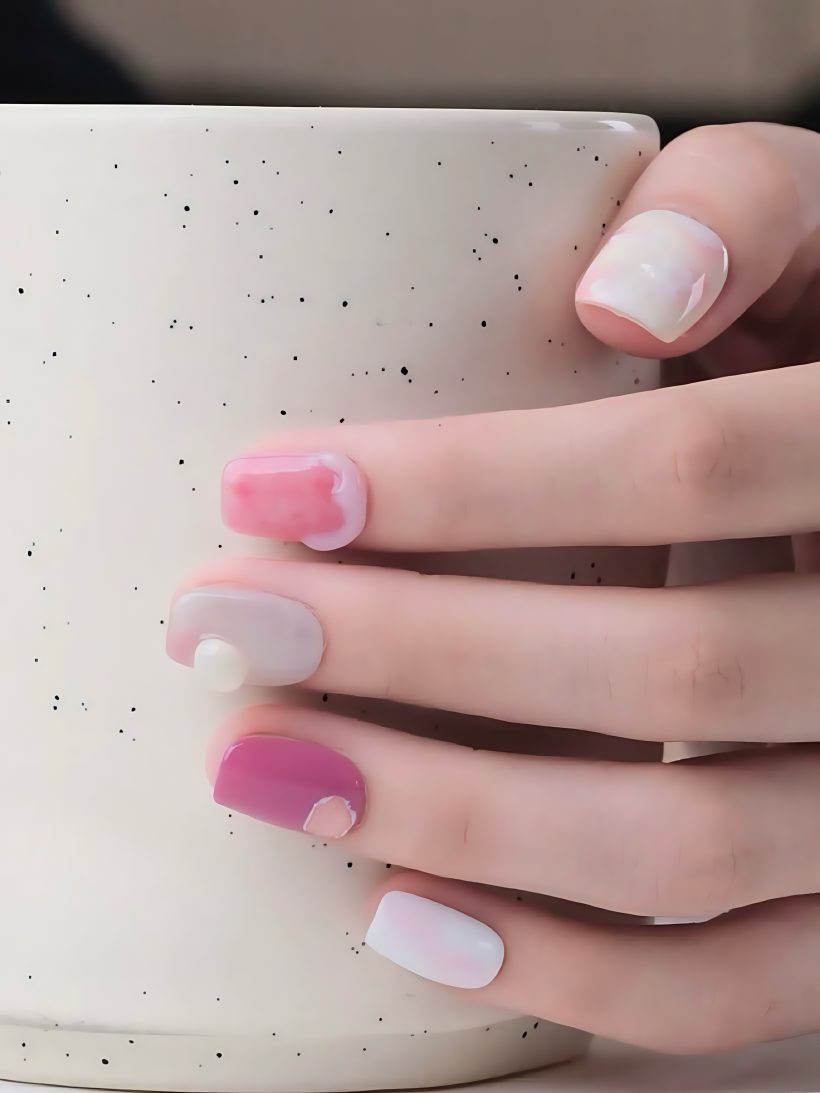 Ash Bloom · Handmade Press-On Nail - Image 3