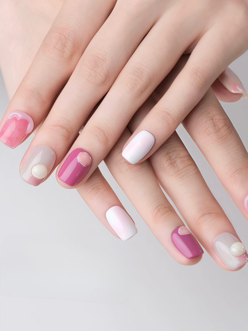 Ash Bloom · Handmade Press-On Nail - Image 2