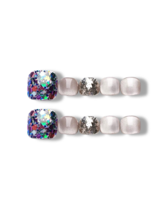 Tidal Foam · Handmade Toe Nail