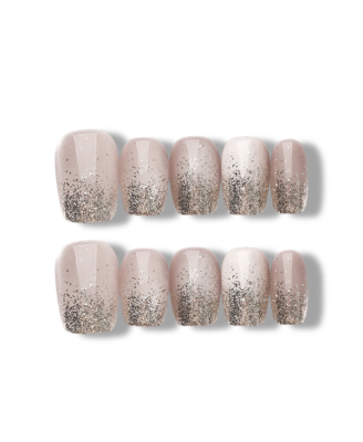 Shimmer Veil · Handmade Finger Nail