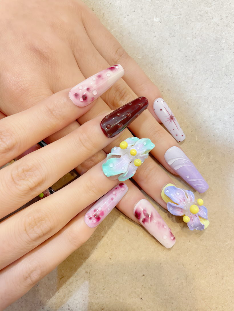 Sunset Dip · Finger Nail - Image 3