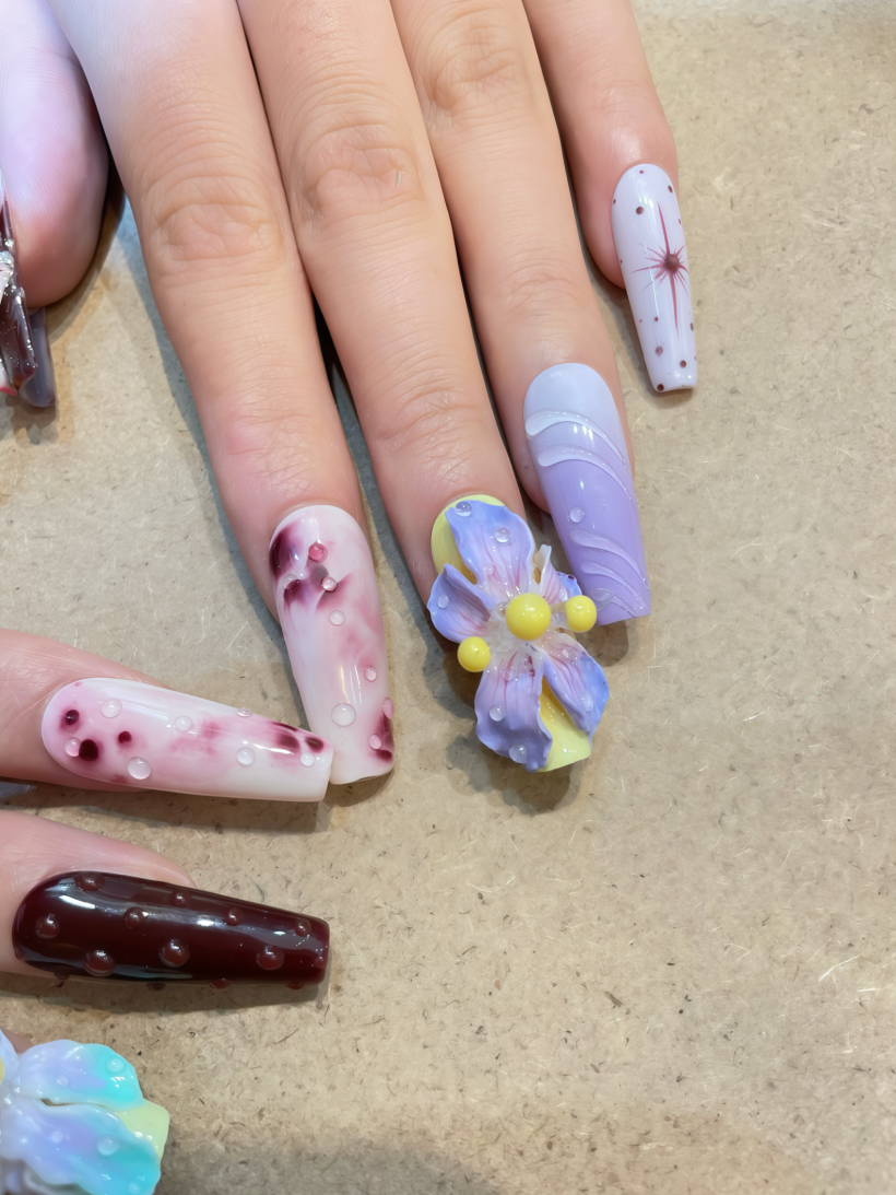 Sunset Dip · Finger Nail - Image 4