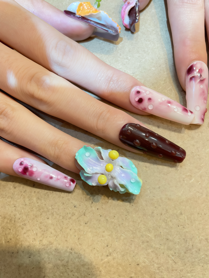 Sunset Dip · Finger Nail - Image 5