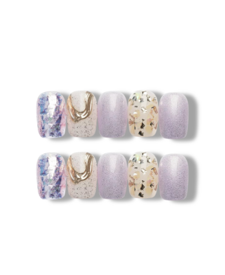 Glitter Wish · Handmade Finger Nail