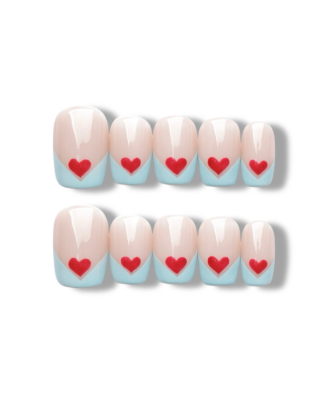 Heart Lace · Handmade Finger Nail