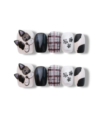 Ladybug Dot · Handmade Finger Nail