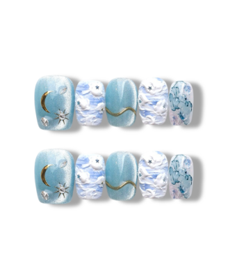 Sea Salt · Handmade Finger Nail