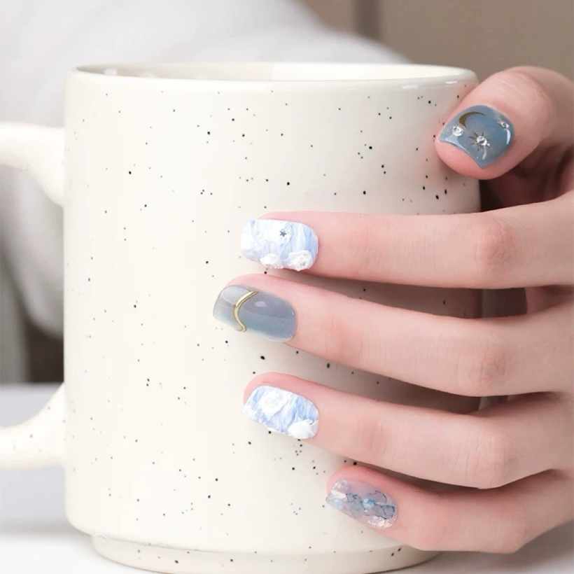 Sea Salt · Handmade Finger Nail - Image 2