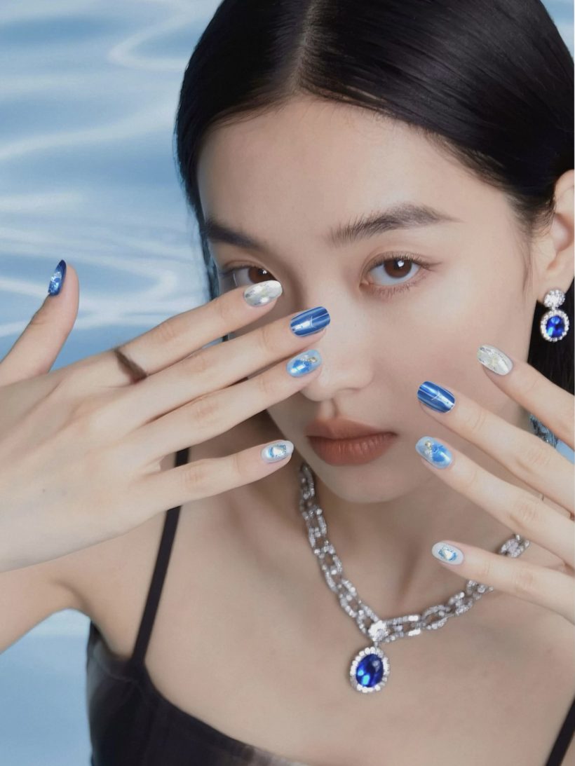 Ocean Dip · Handmade Finger Nail - Image 3