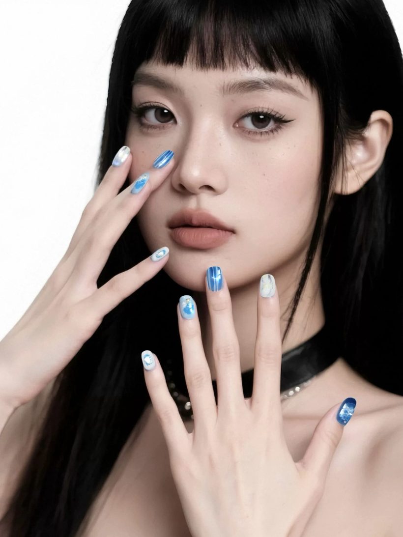 Ocean Dip · Handmade Finger Nail - Image 2