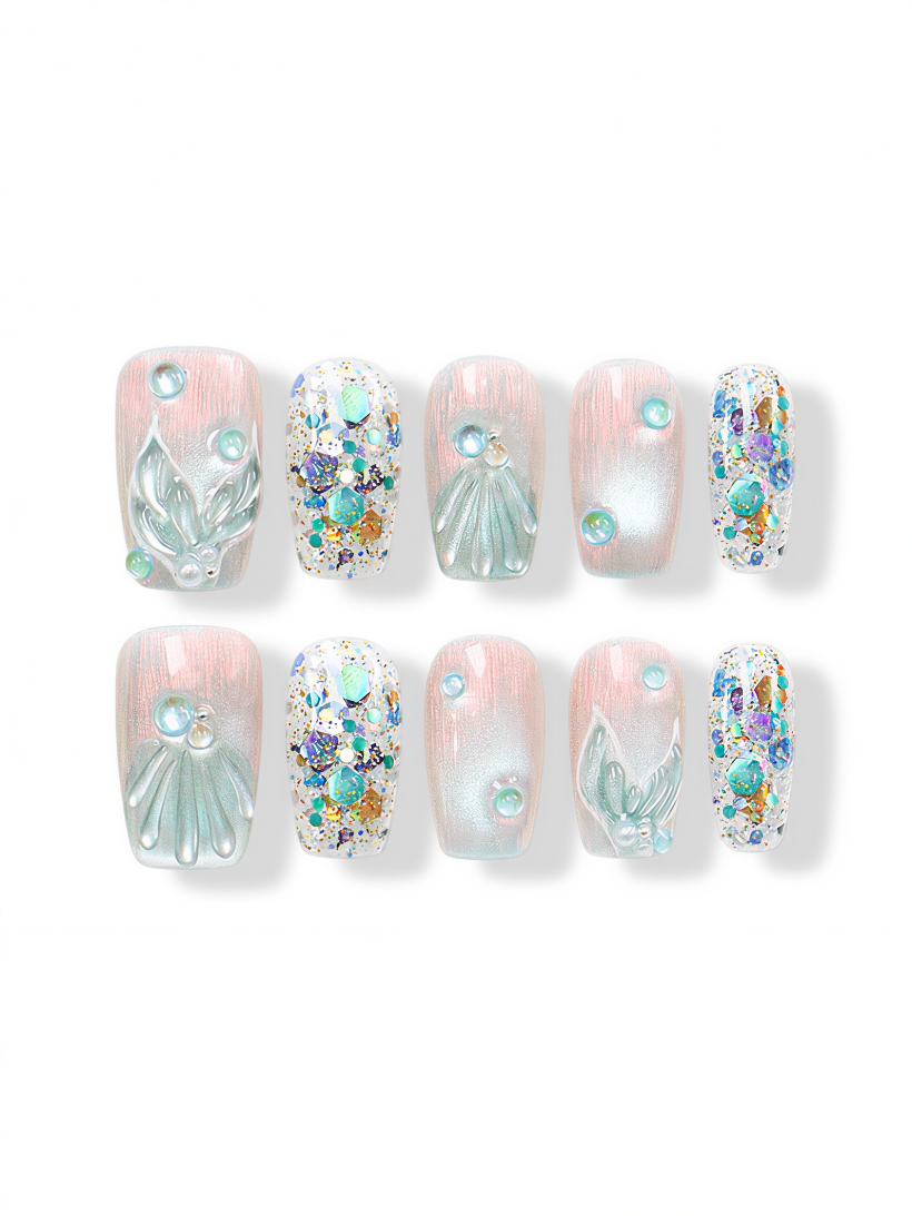 Lychee Rose · Finger Nail