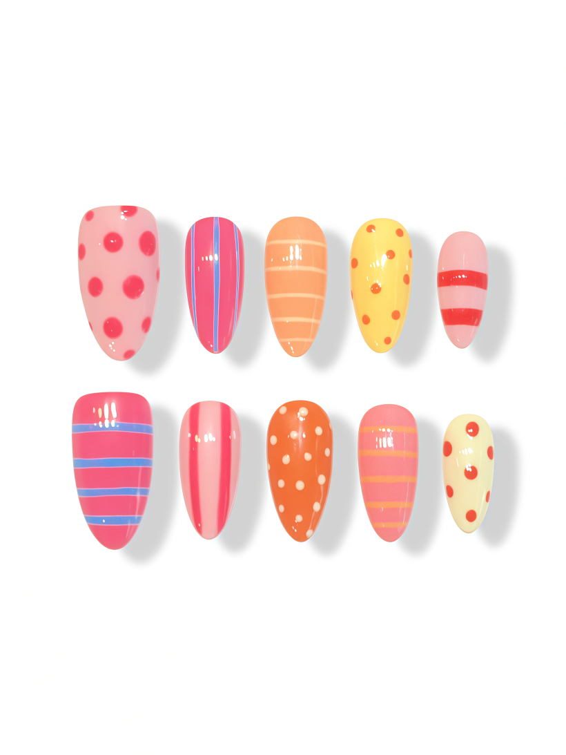 Candy Party · Handmade Finger Nail