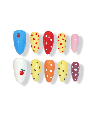 Sunny Dimples · Handmade Finger Nail
