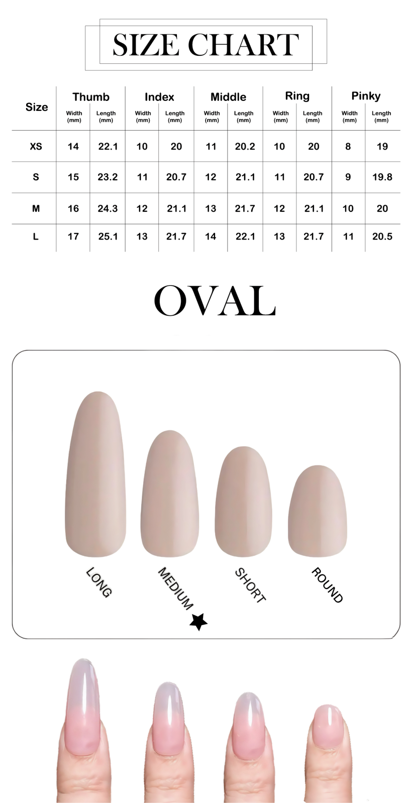 Moon Gauze · Handmade Finger Nail - Image 3